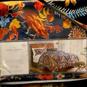 Full/Queen Duvet set Prairie floral brand
